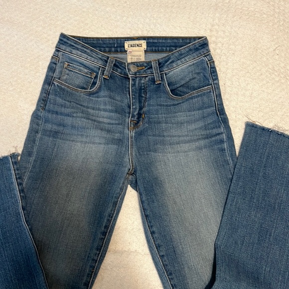 L'AGENCE Denim - L’AGENCE Luna high rise straight droit jeans size 24